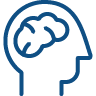 brain in head icon